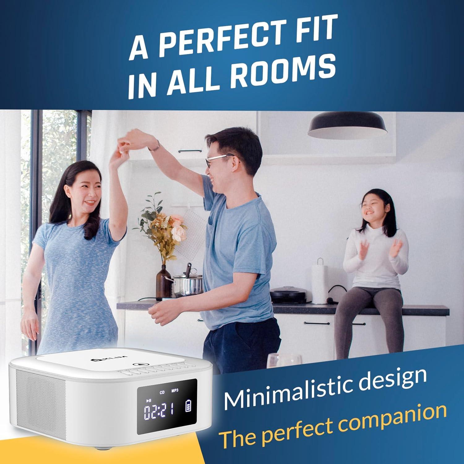 KLIM Boombox E1 - Sistema de Audio Portátil con Subwoofer y Bluetooth