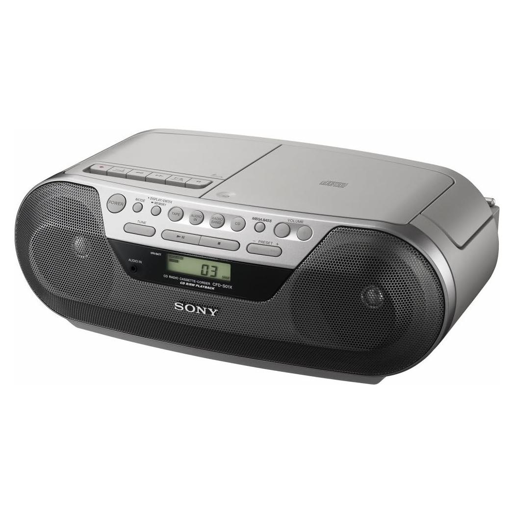 Grabadora Cassette CD Radio Boombox Sony CFDS05 Renovado