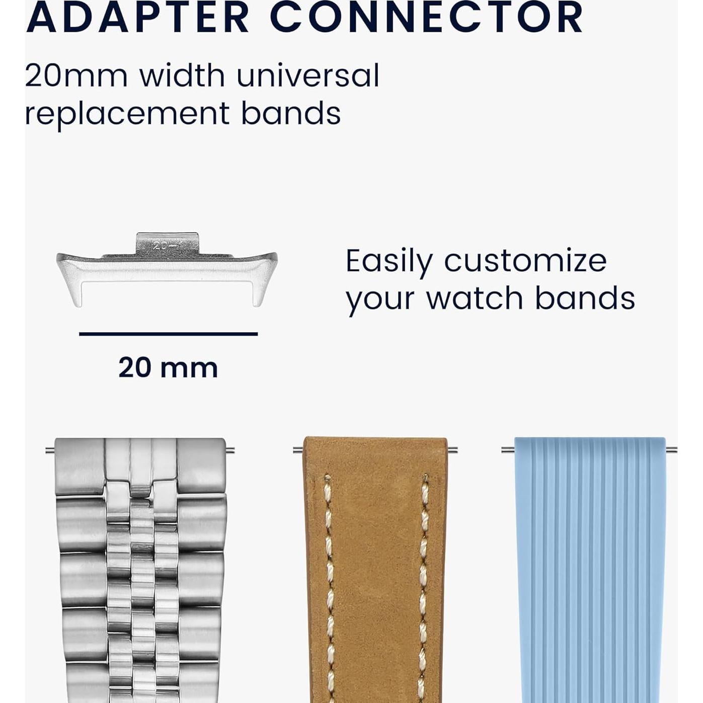 Adaptador Correa Reloj KW-Mobile para Xiaomi 20mm 4x