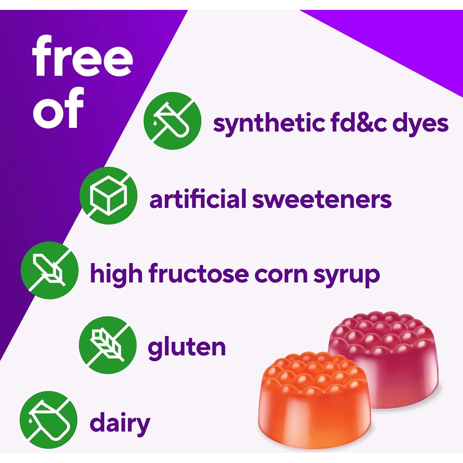 Vitafusion Vitaminas Gummy D3 150 Unidades Sabor Frutas