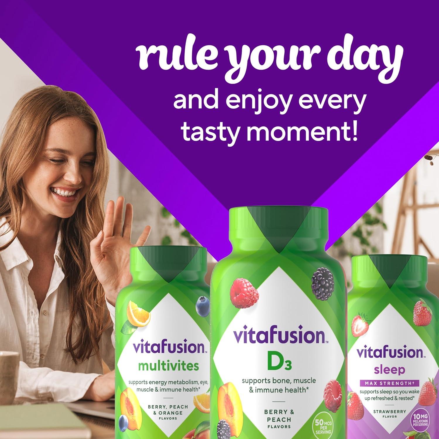 Vitafusion Vitaminas Gummy D3 150 Unidades Sabor Frutas