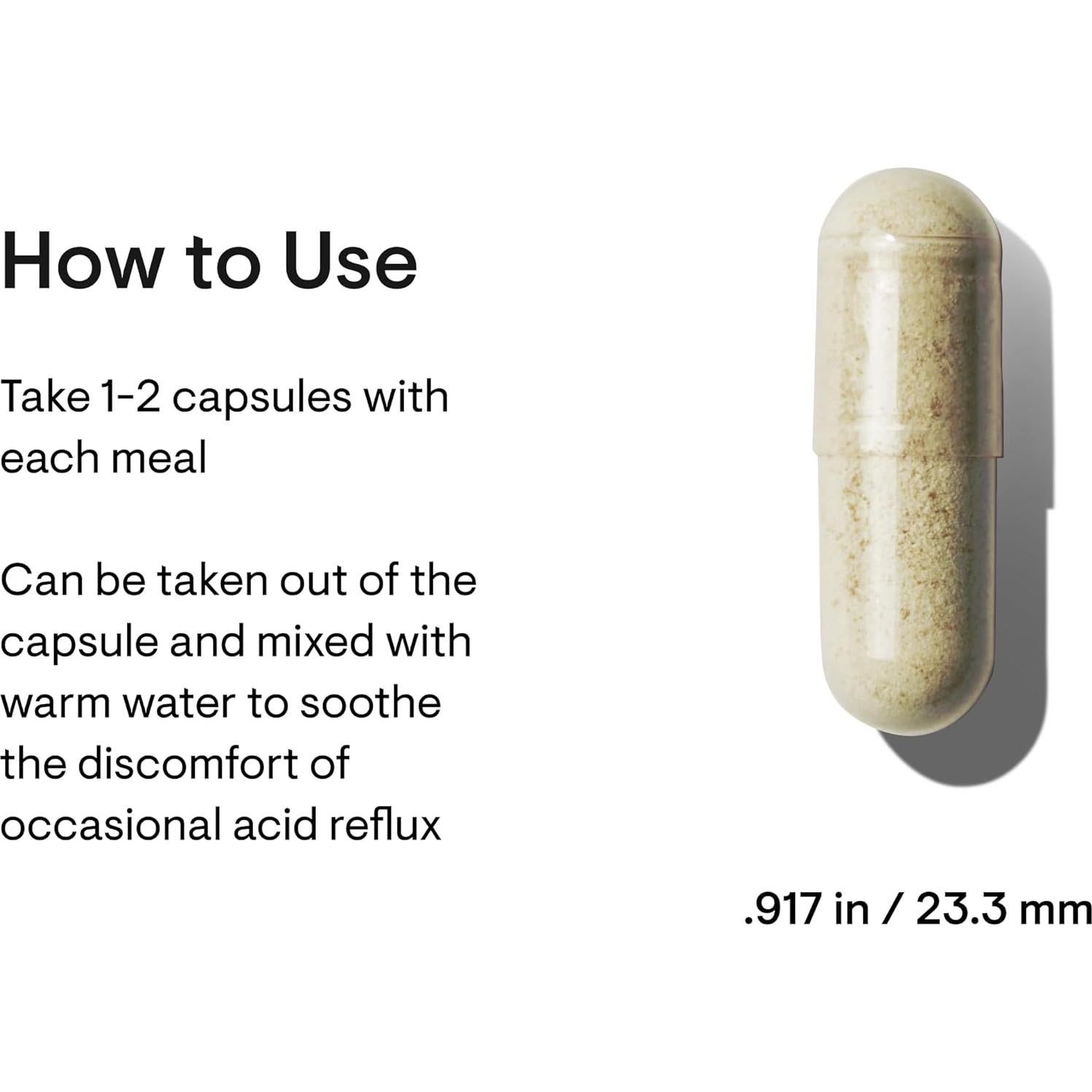 Suplemento Digestivo Thorne - 180 Cápsulas - Salud Intestinal