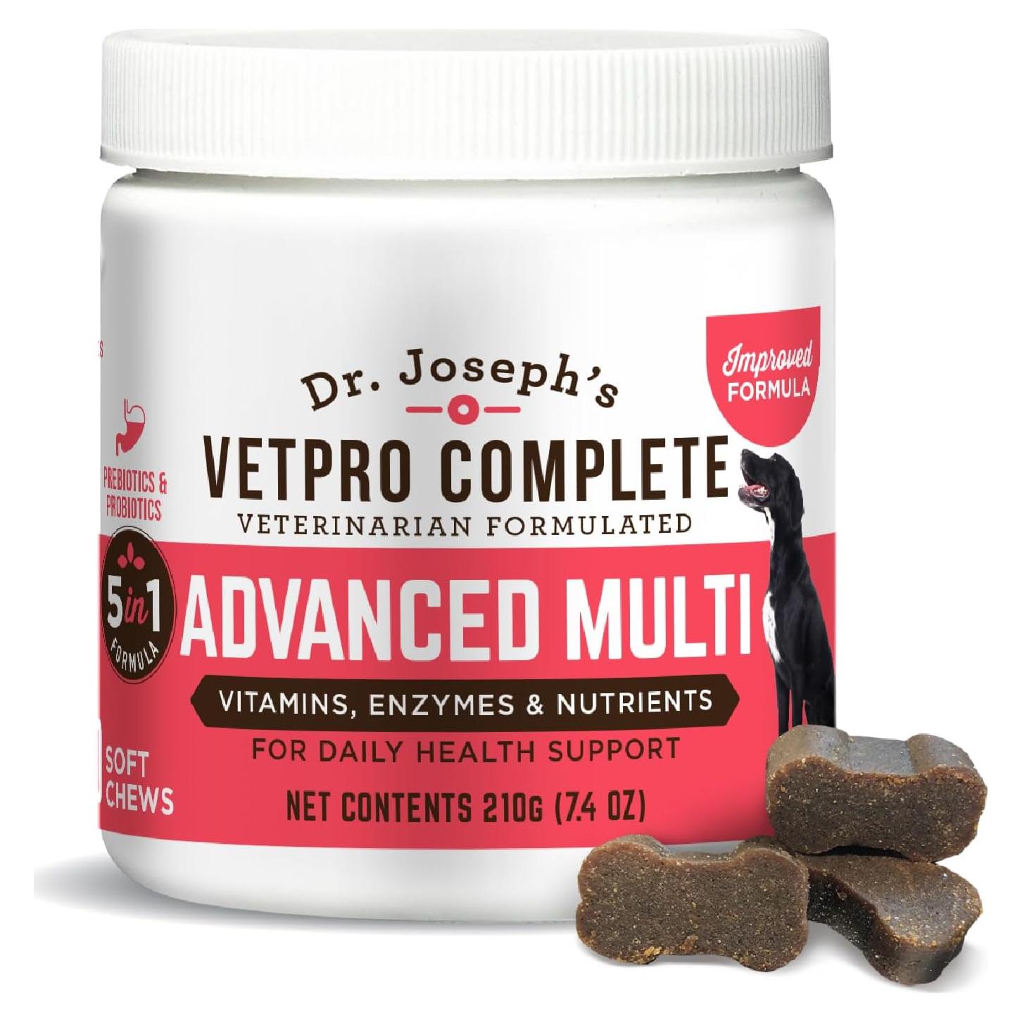 Suplemento Multivitamínico para Perros Pequeños Dr. Joseph, 60 Masticables