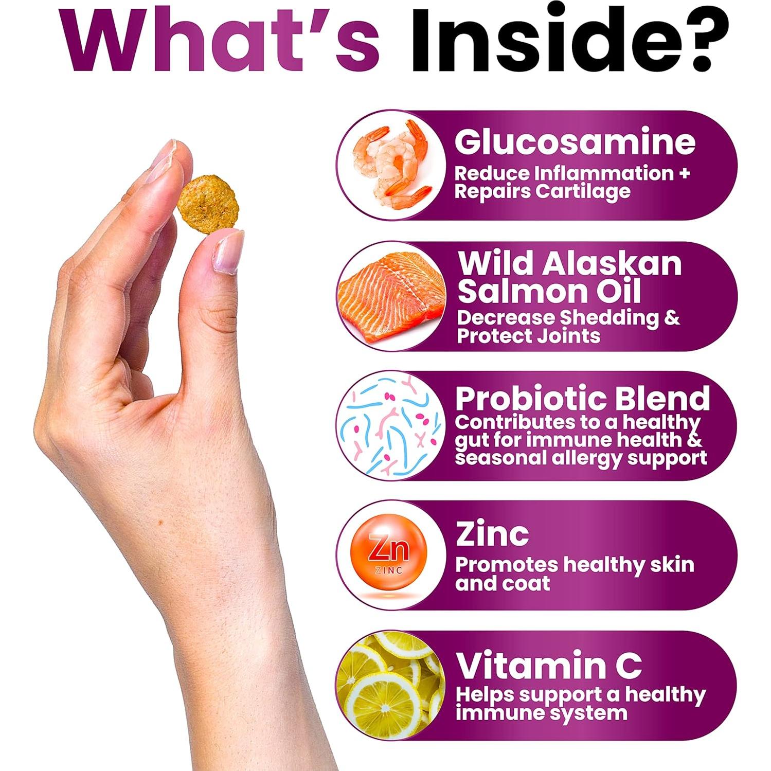 Multivitamina Masticable para Perros Grateful Pawz 255g