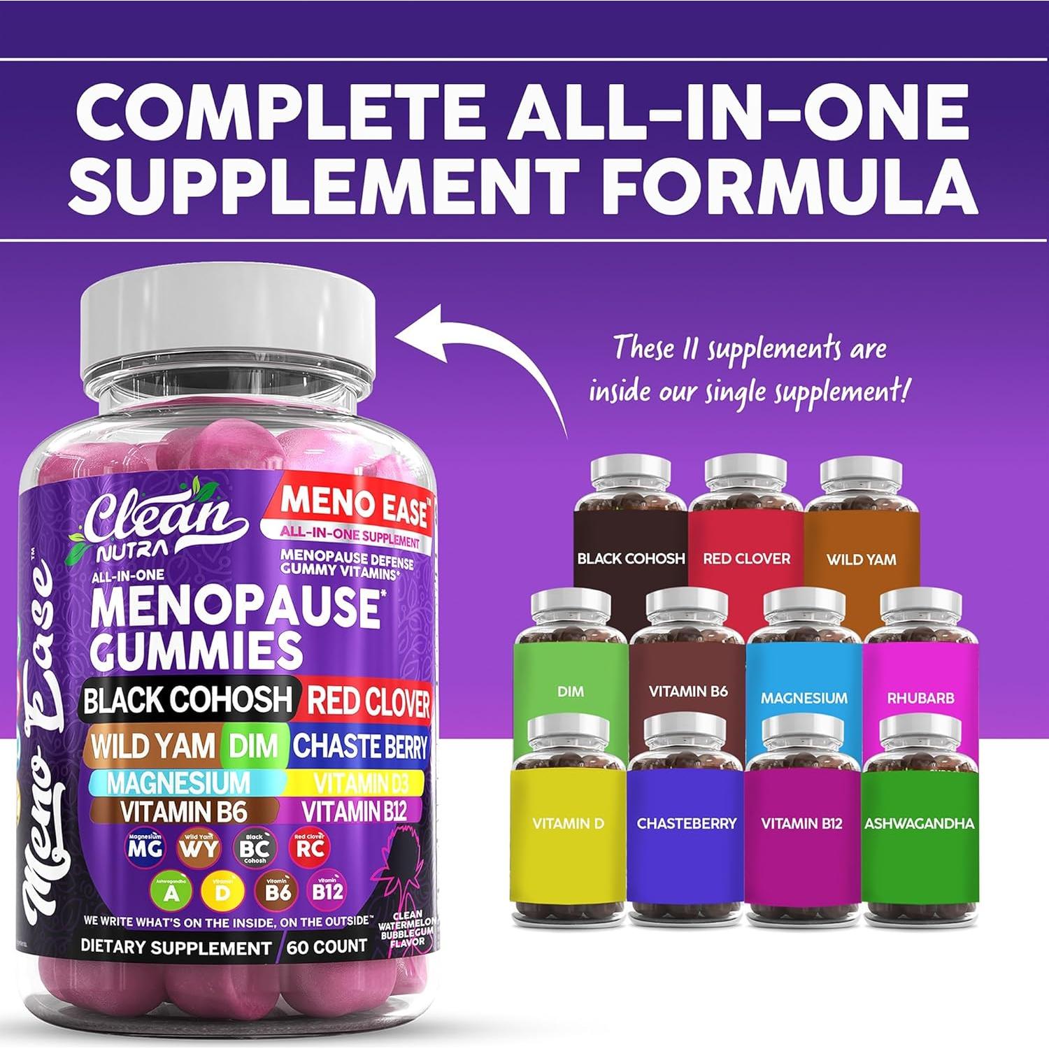 Suplemento Menopausia Gominolas Clean Nutraceuticals 45g