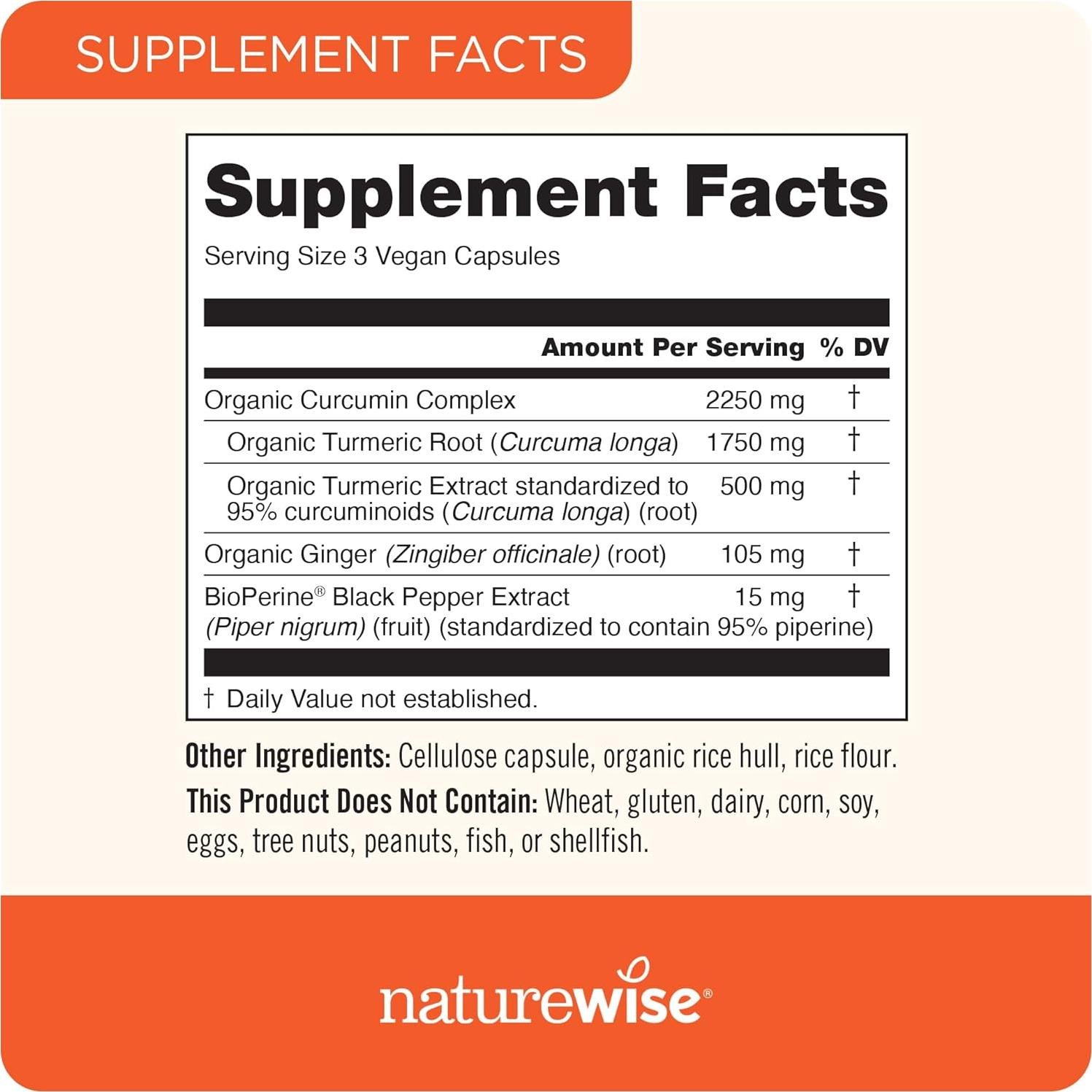 Multivitamina para Mujeres NatureWise + Cúrcuma Curcumina 2250mg