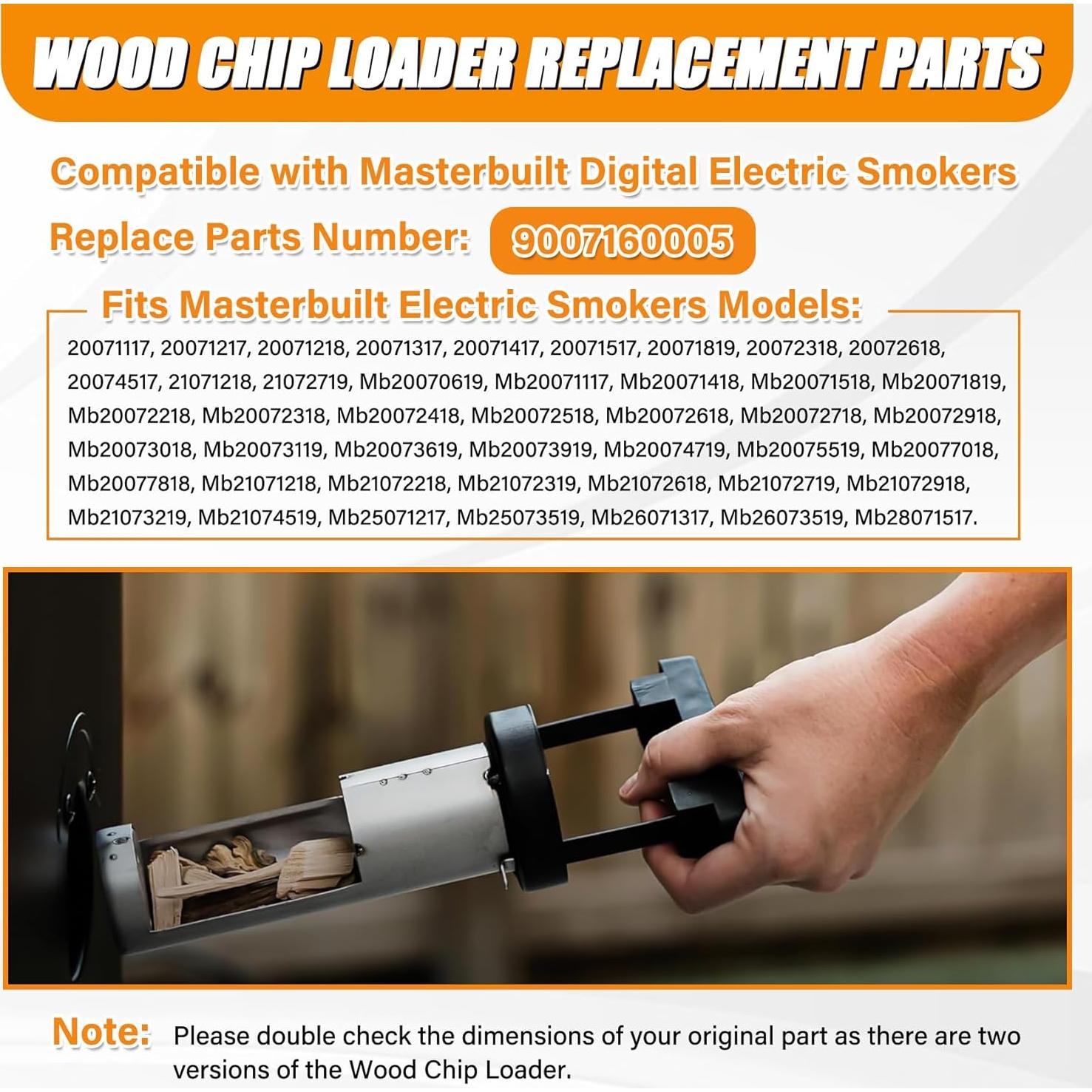 Cargador de Astillas de Madera Masterbuilt 9007160005 5.08 cm