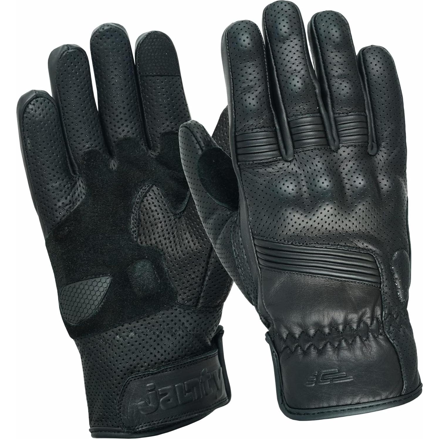 Guantes de Motocicleta JAUNTY Perforados para Verano