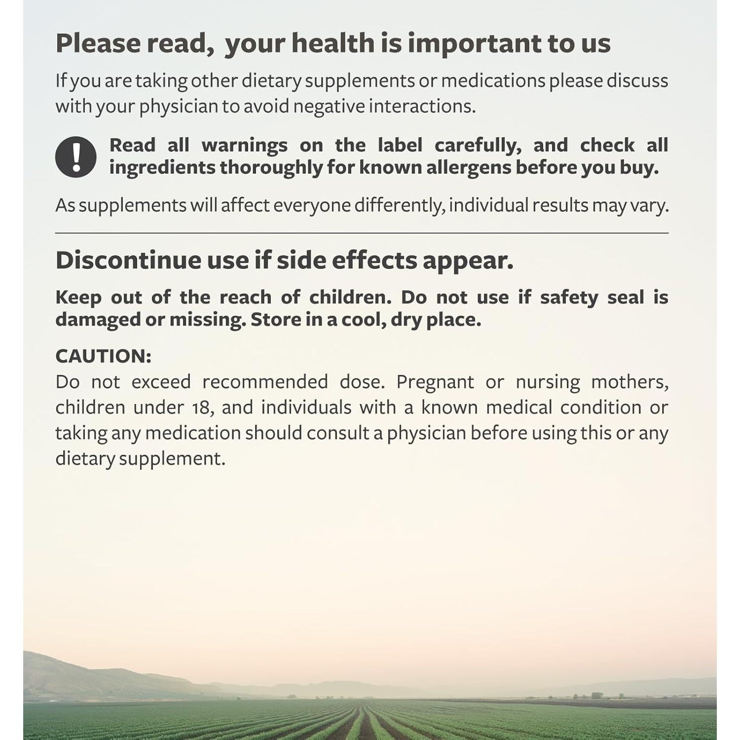 Suplemento de Tiroides Healths Harmony - 180 Cápsulas Veganas