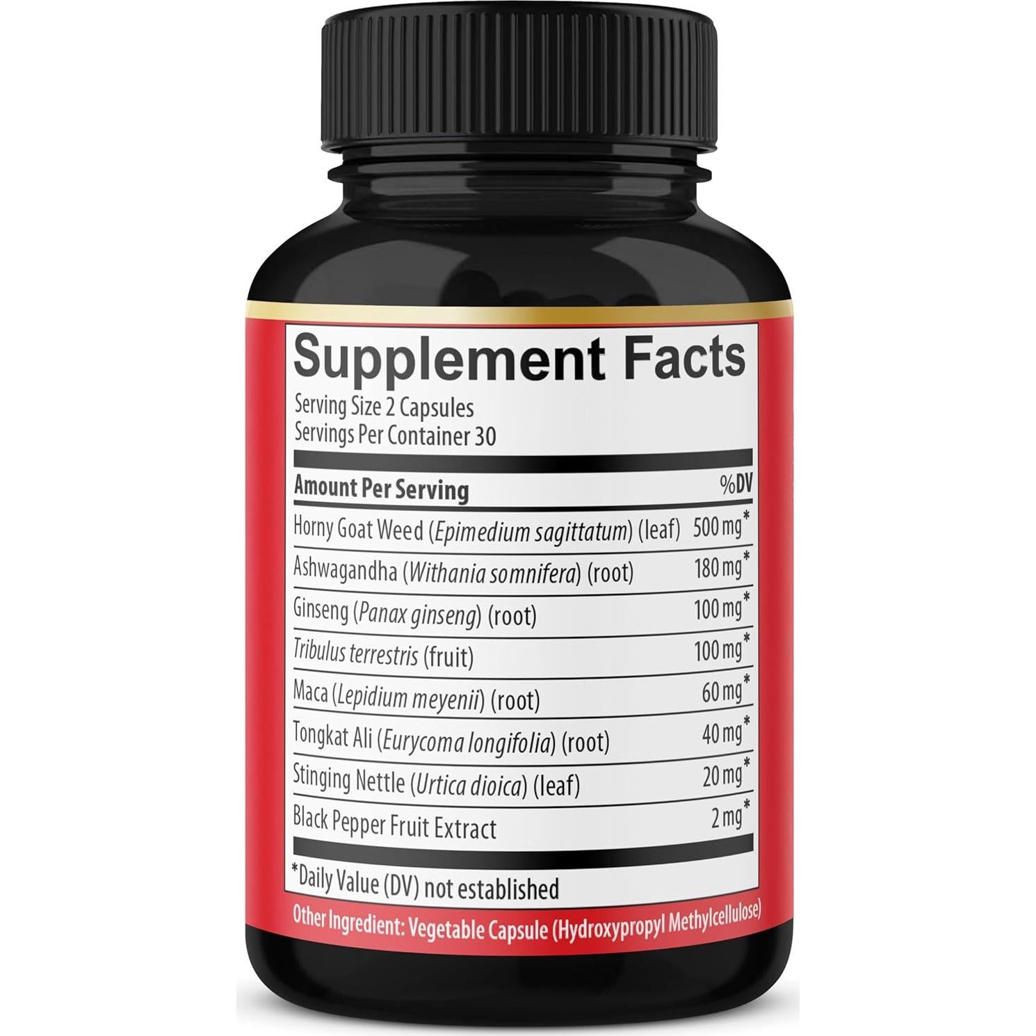 Cápsulas de Hierba de Cabra Caliente BMVINVOL - 60 Veganas