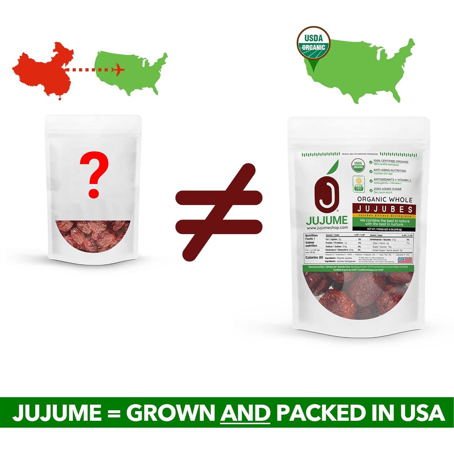 Jujubes Orgánicos JUJUME 170g - Superalimento Natural