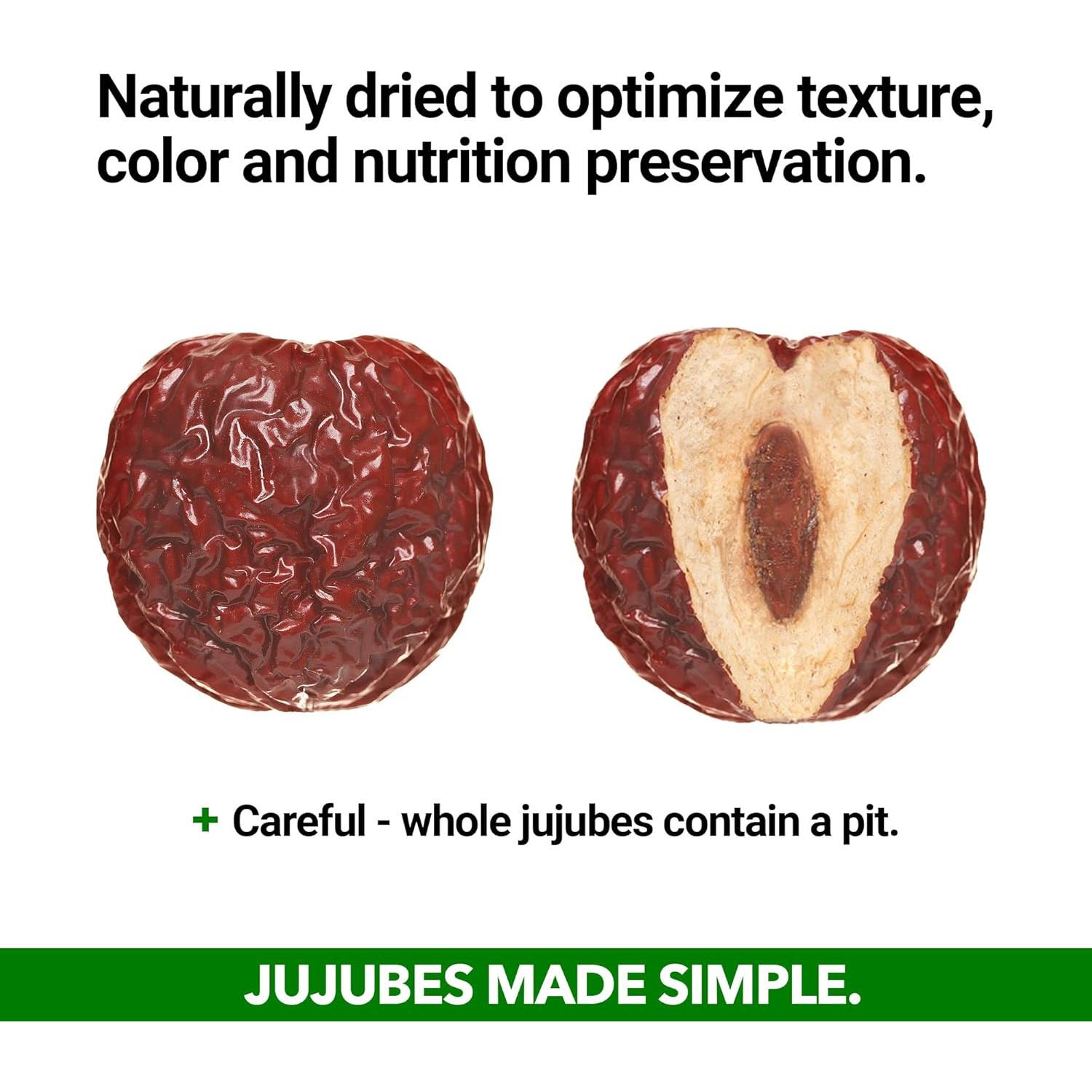 Jujubes Orgánicos JUJUME 170g - Superalimento Natural