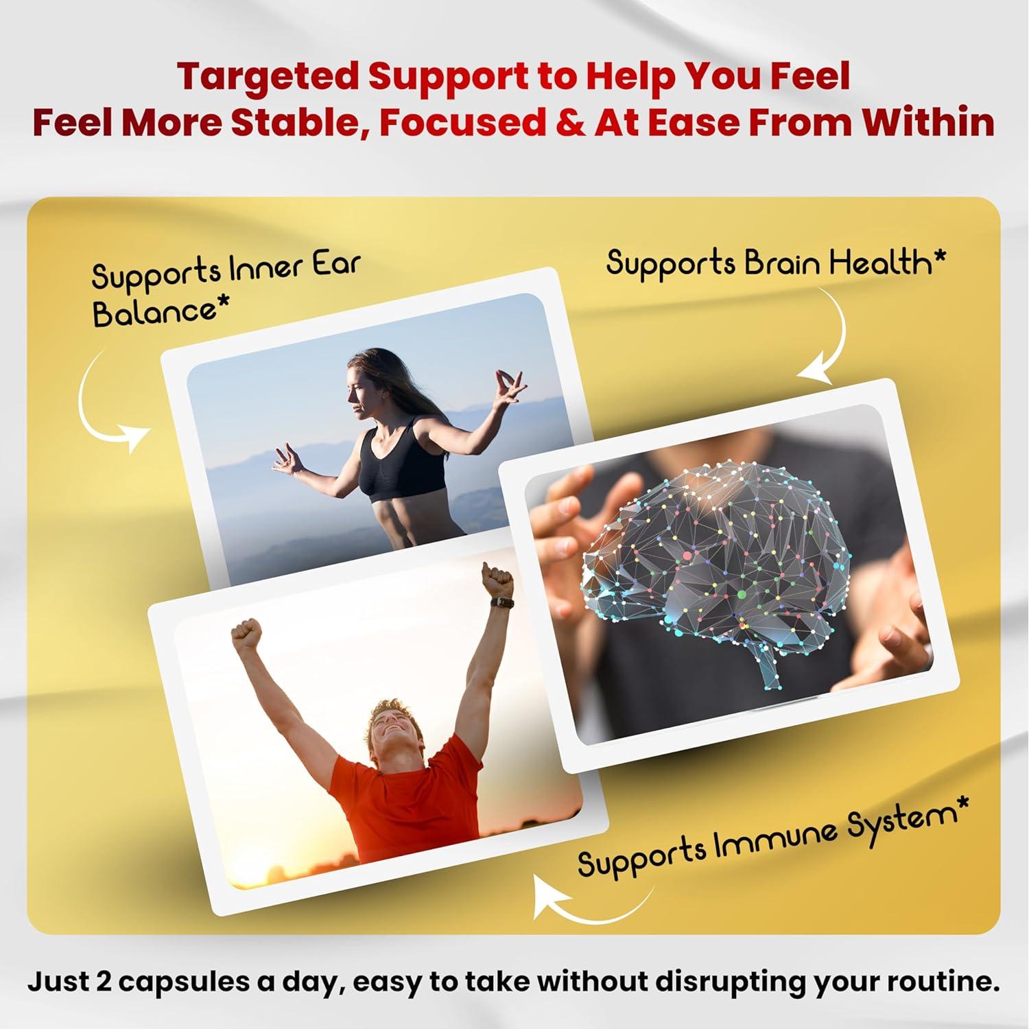 Suplemento Vegatot para Vértigo con Ginkgo Biloba y Vitaminas B