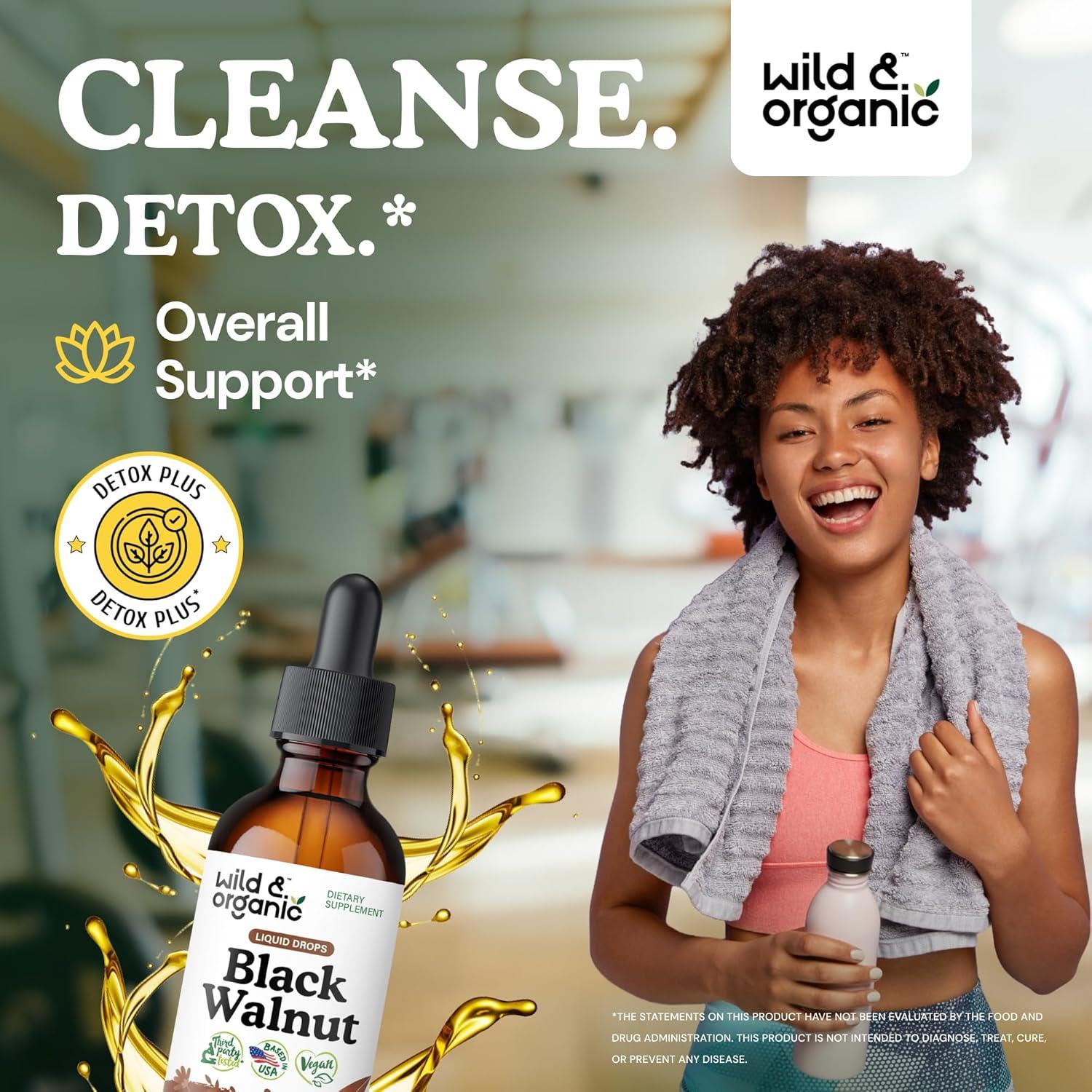 Tintura de Nogal Negro Silvestre y Orgánico 59 ml - Detox Digestivo