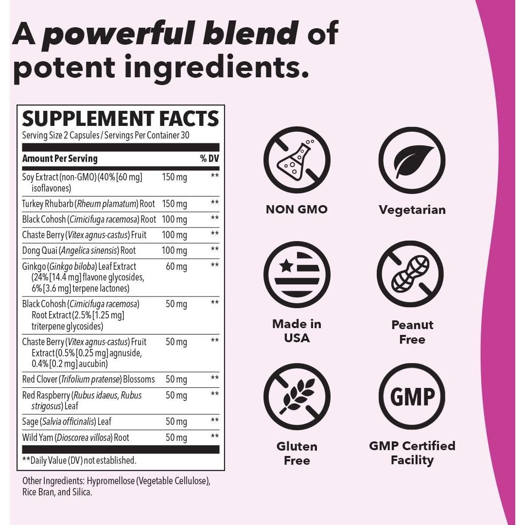 Pausitivi-T LifeSeasons - Suplemento Menopausia 60 Cápsulas