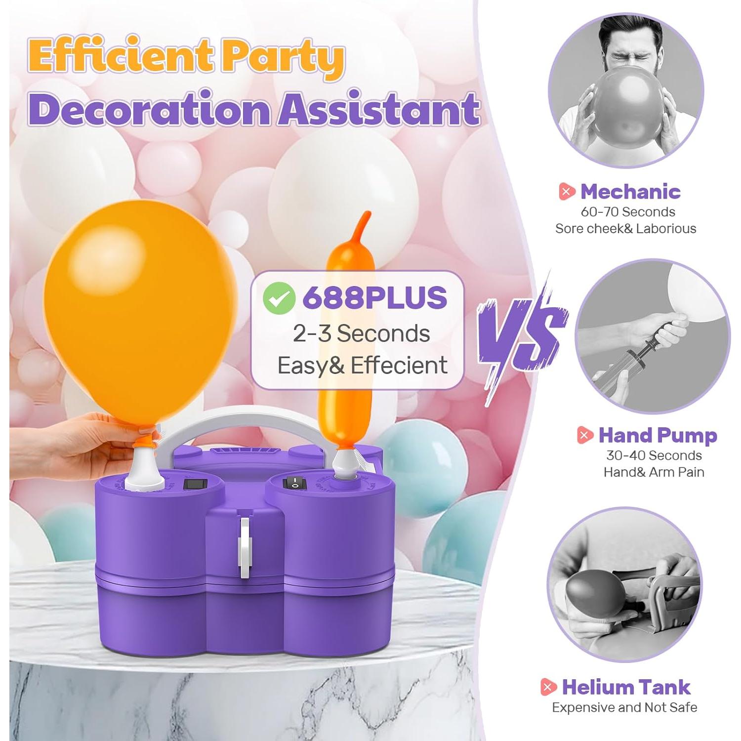 Bomba de aire eléctrica 3 en 1 Keaibuding 1.12 kg inflador