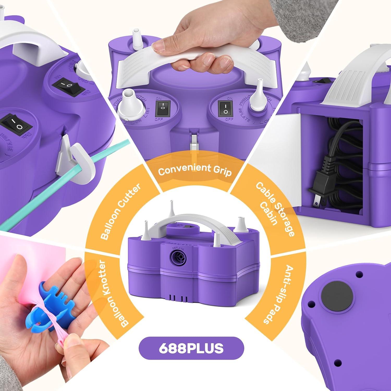 Bomba de aire eléctrica 3 en 1 Keaibuding 1.12 kg inflador