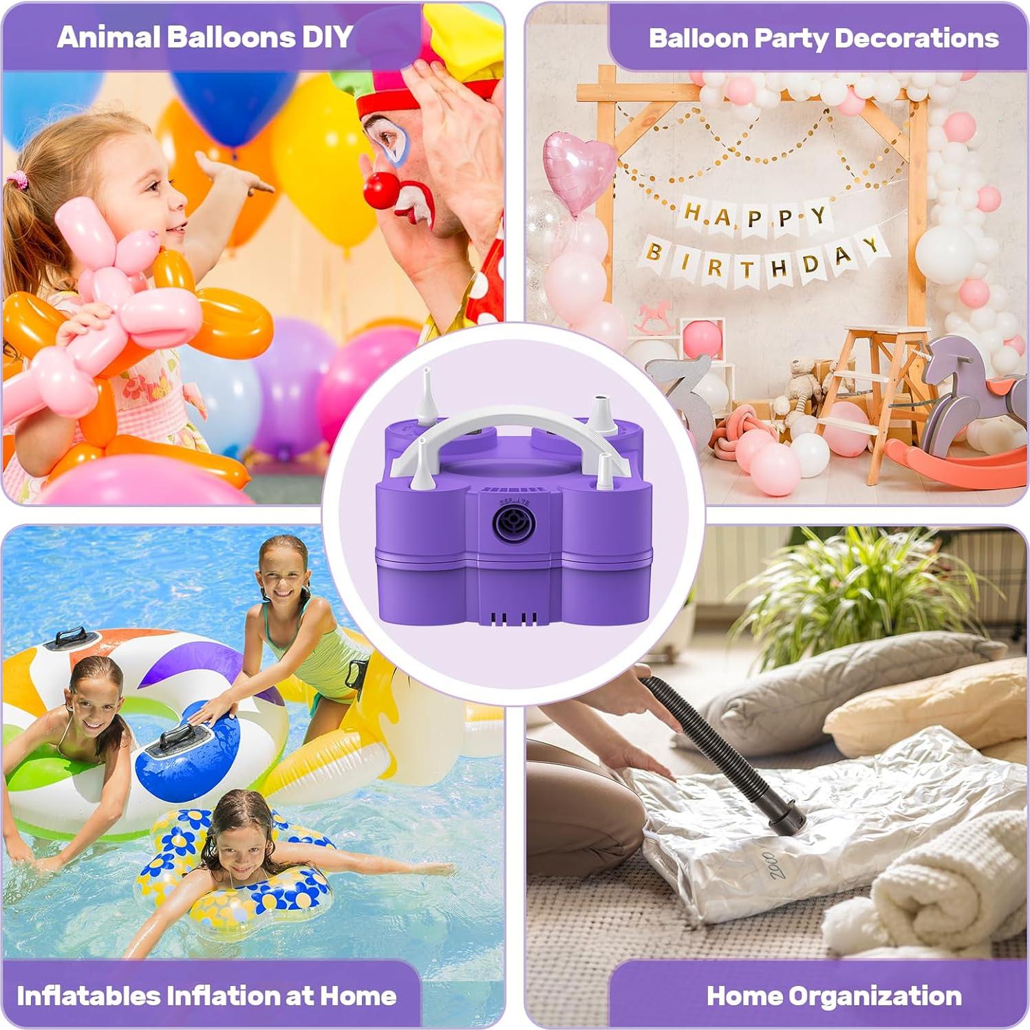 Bomba de aire eléctrica 3 en 1 Keaibuding 1.12 kg inflador