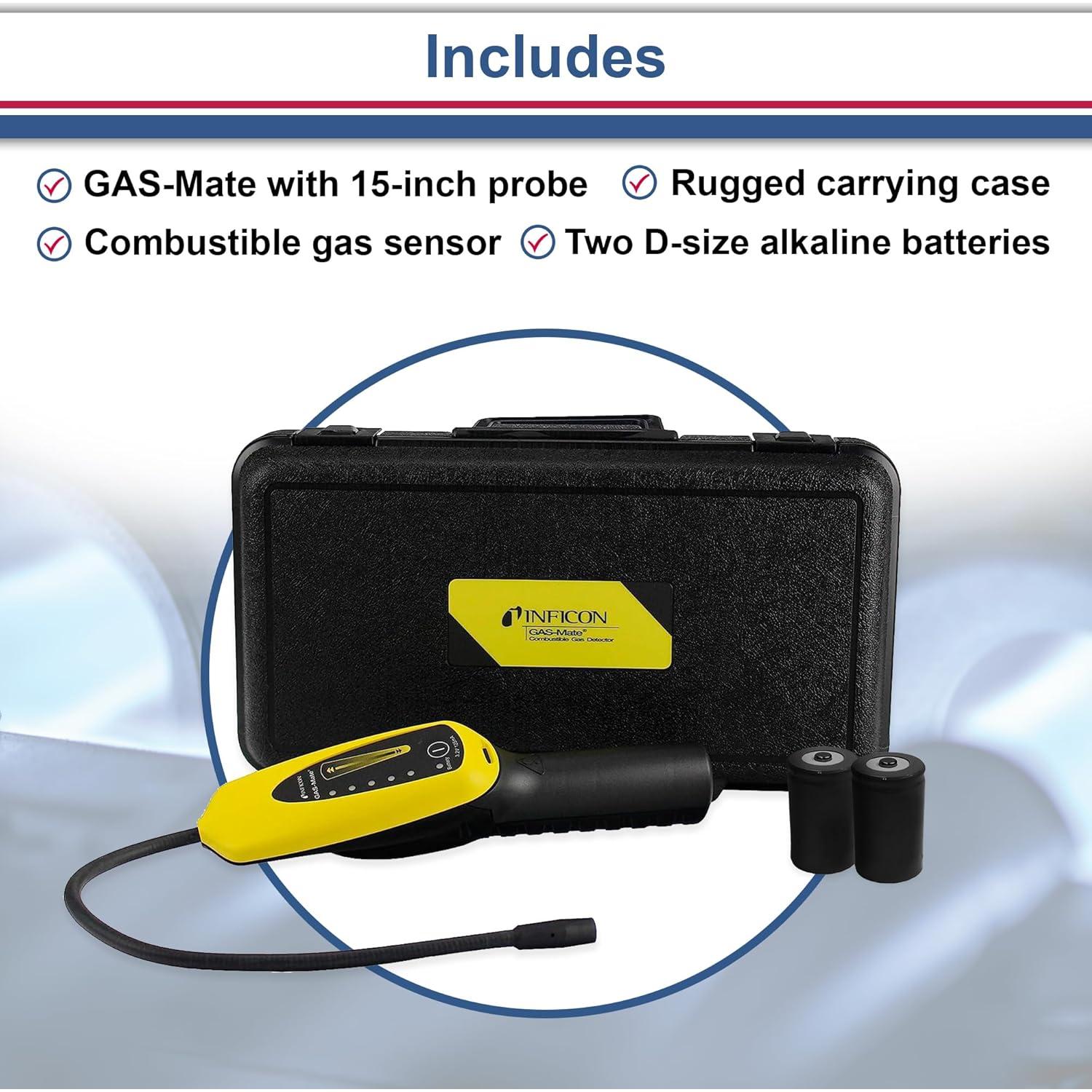 Detector de Gas Combustible Inficon 718-202-G1 Precisión 5 PPM