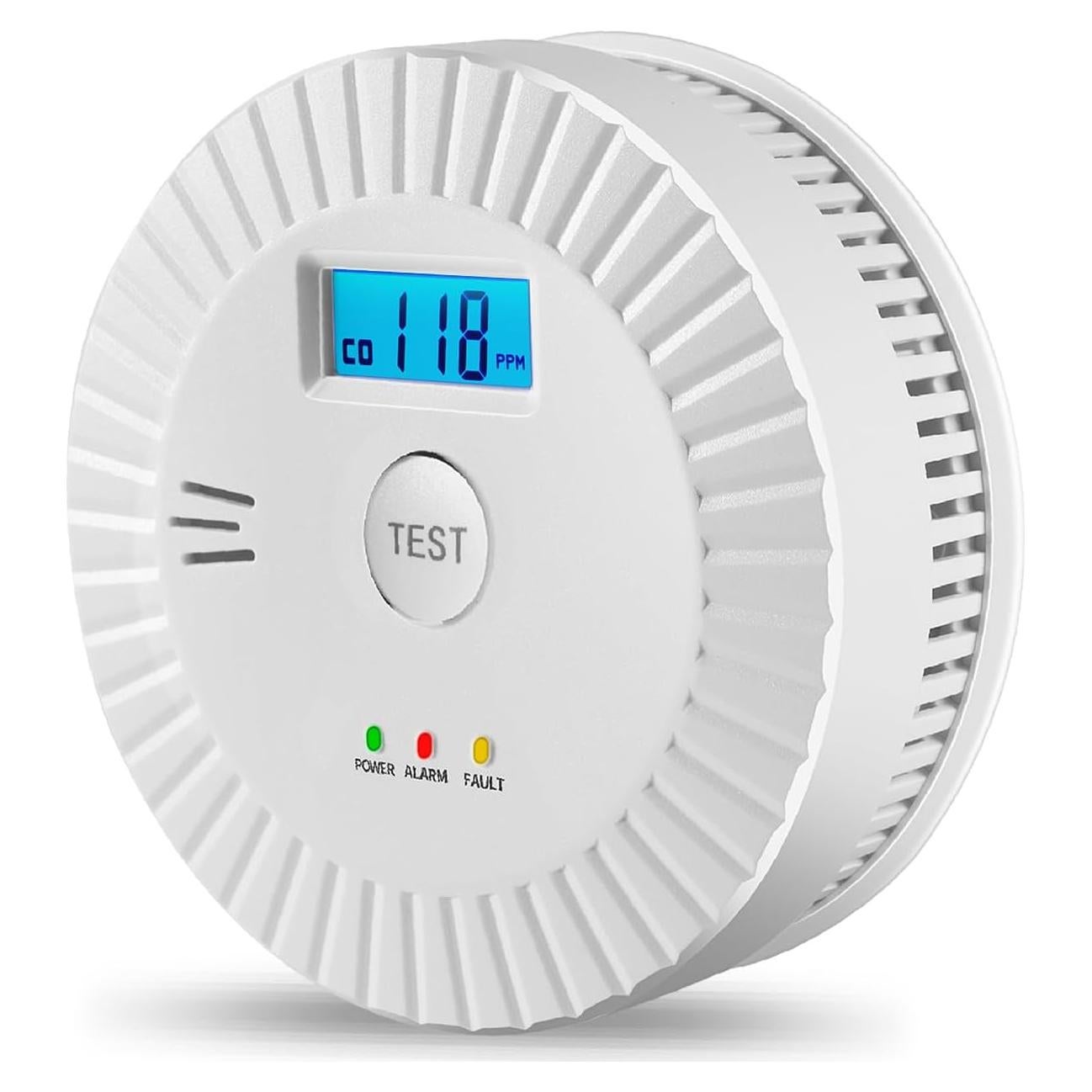 Detector de Humo y Monóxido de Carbono OLUNCLE 2 en 1