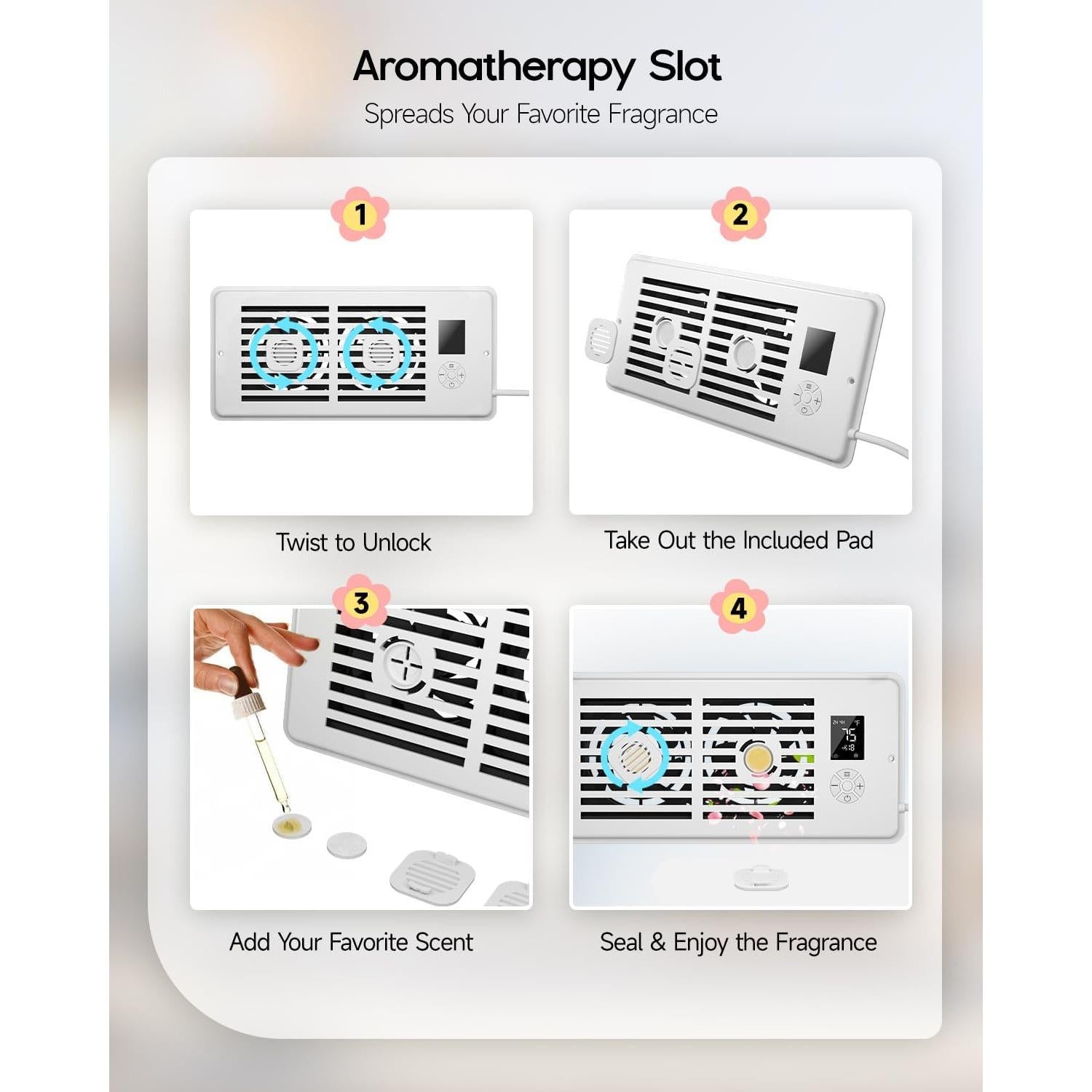 Ventilador Aumentador de Registro KLYRO 4"x10" Silencioso 10 Velocidades