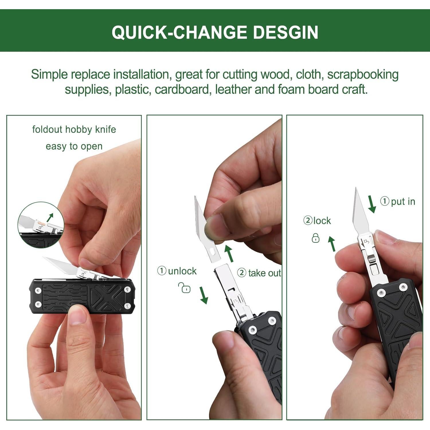 NexTool E1 Multiherramienta de Bolsillo 10 en 1 Acero Inoxidable