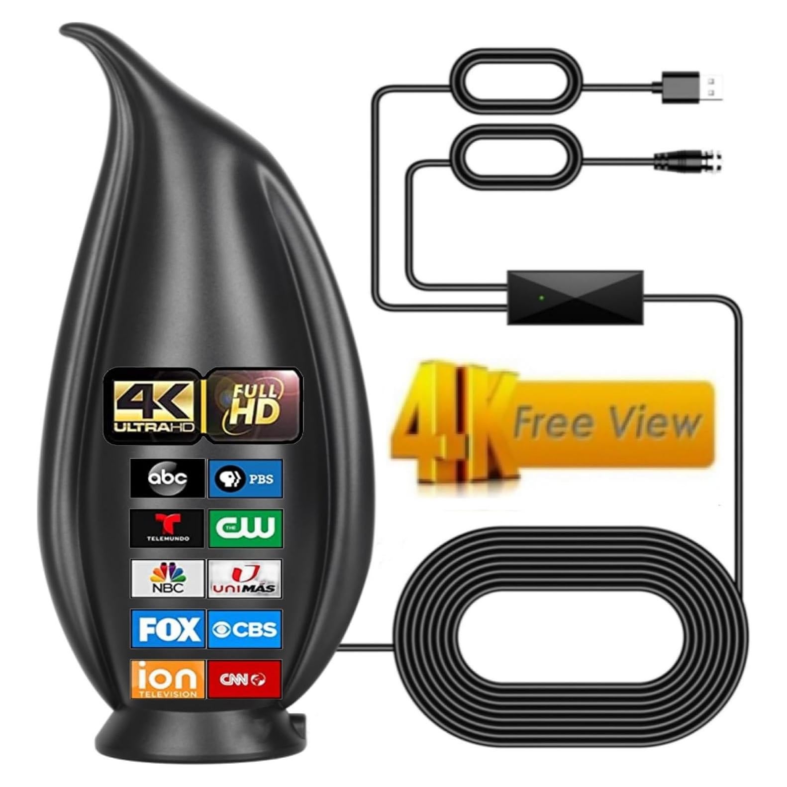 Antena de TV Digital AUTERCO M24-4 Amplificador 1600 km