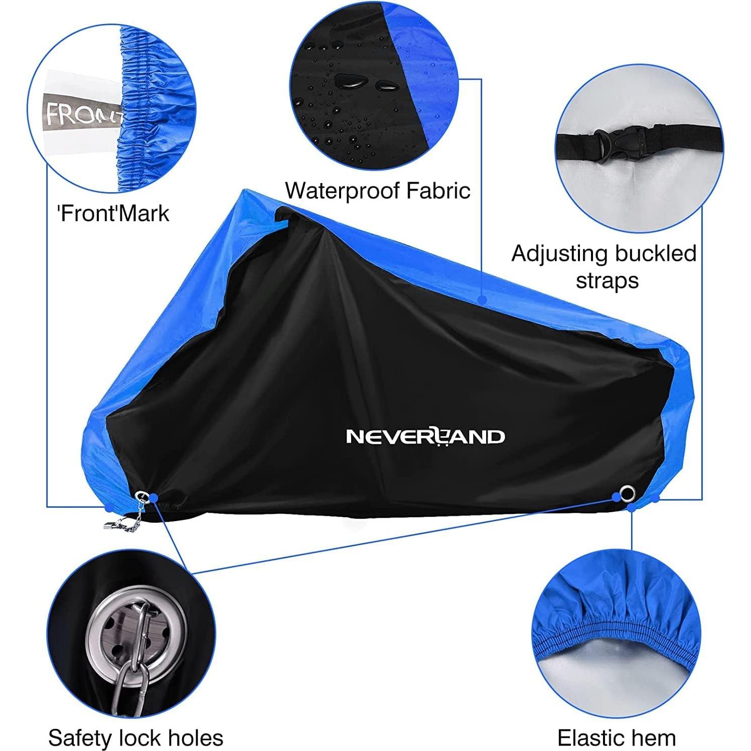 Funda para Motocicleta NEVERLAND M40-29-L Impermeable Azul