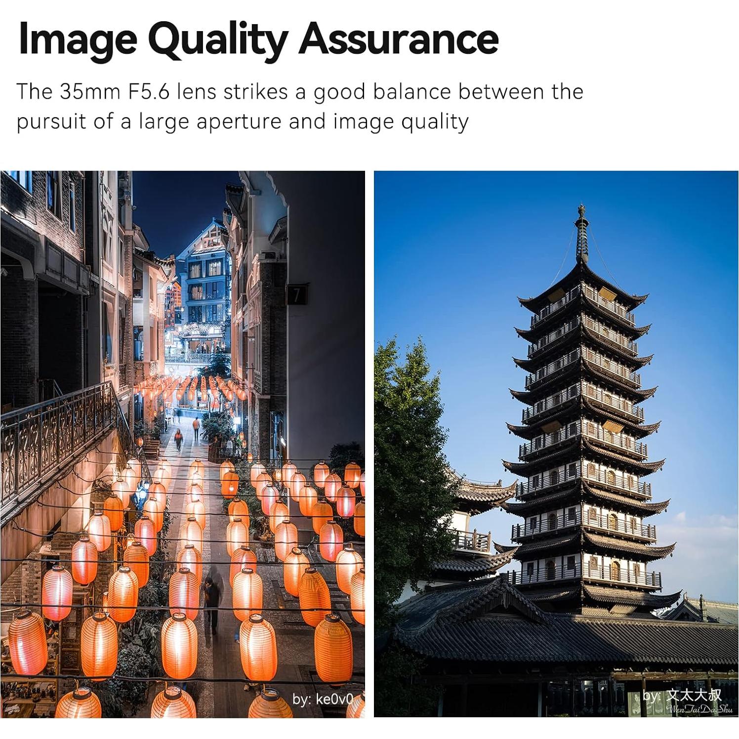 Lente 7artisans 35mm f5.6 Manual para Cámara Sin Espejo