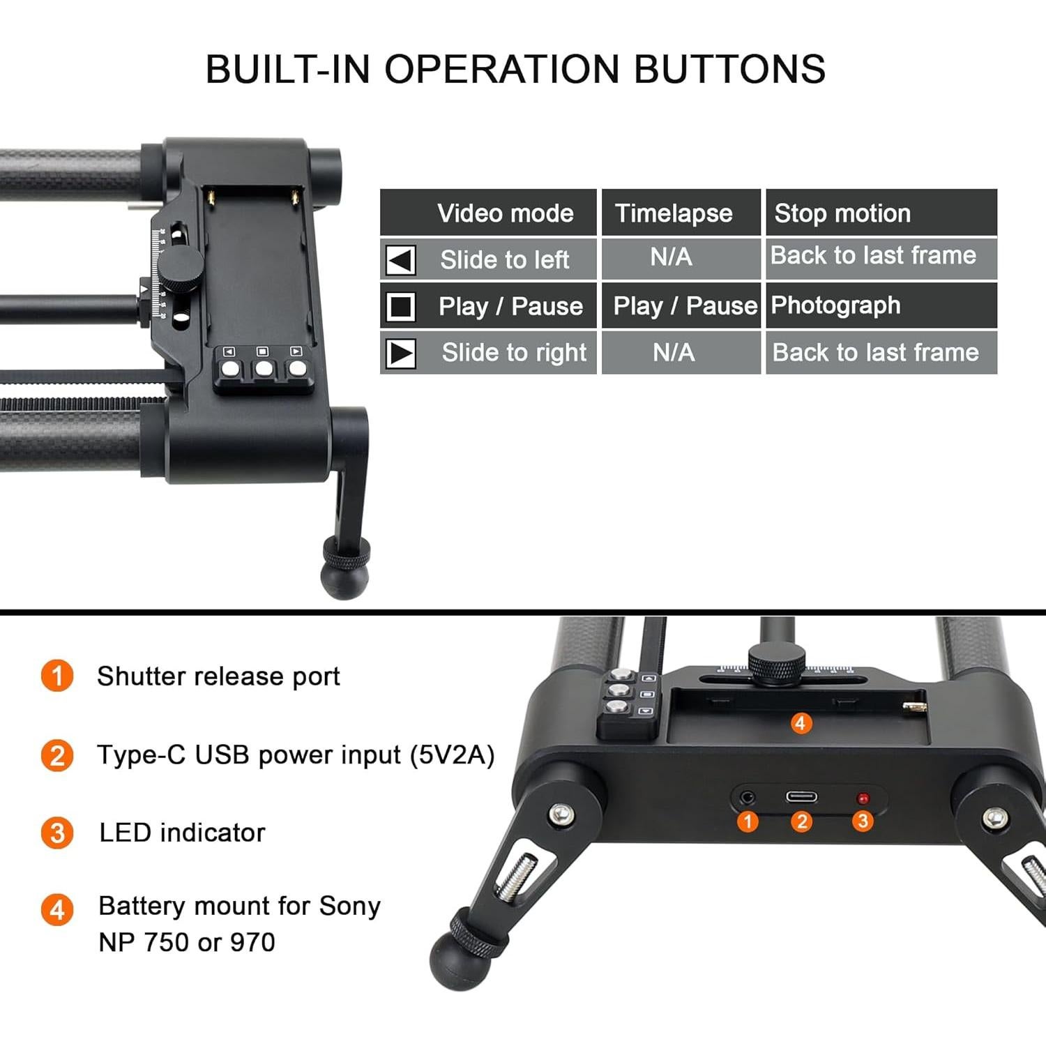 Deslizador Motorizado Inalámbrico Konova G1 60cm Carbono