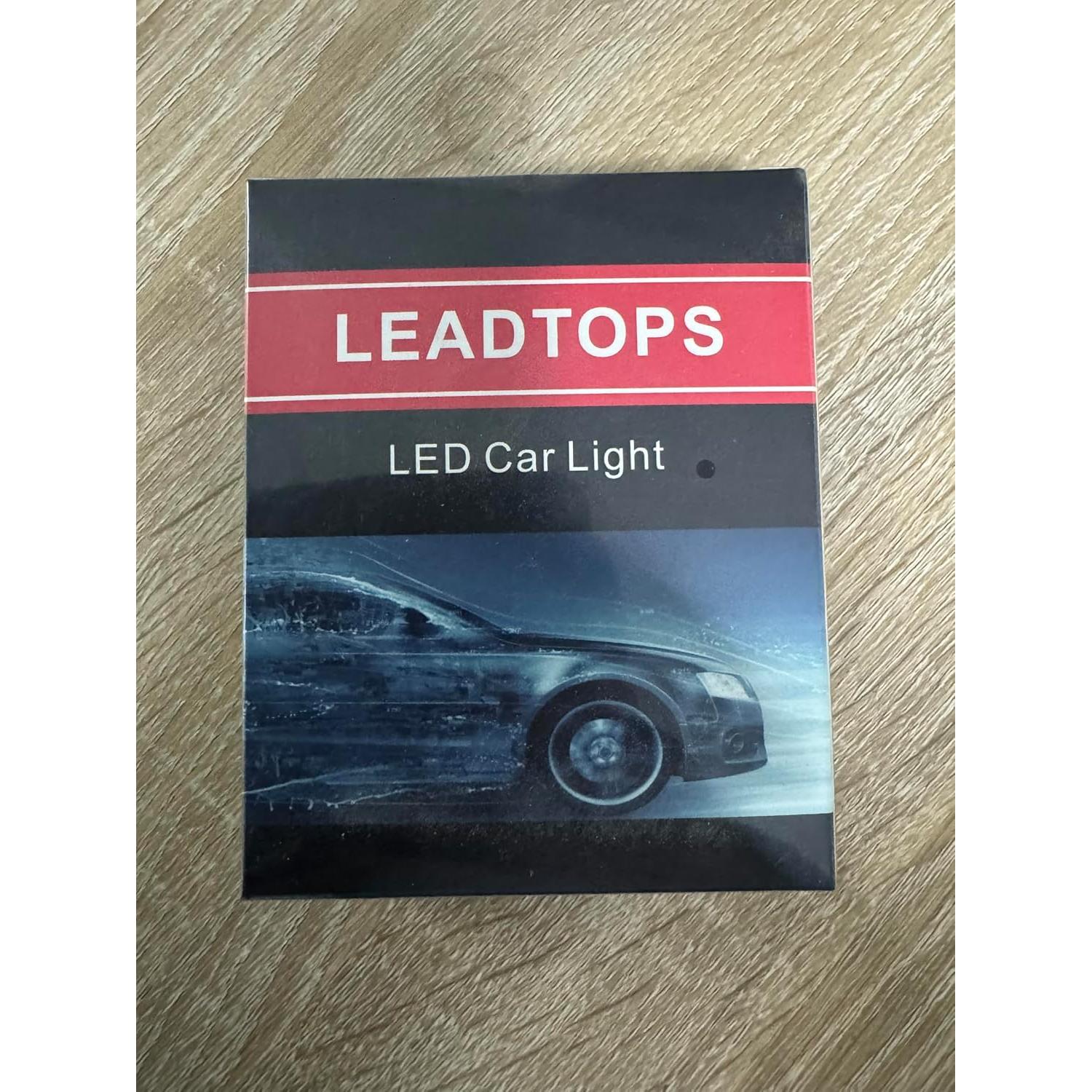 LEADTOPS 10 Bombillas LED Ojo de Águila 18mm Amarillo 12V