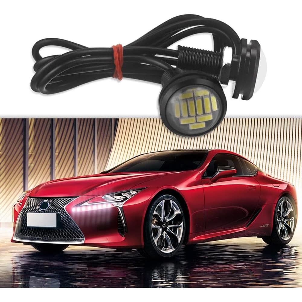 10 Luces LED DriSentri 18mm Circulación Diurna 12V Blancas