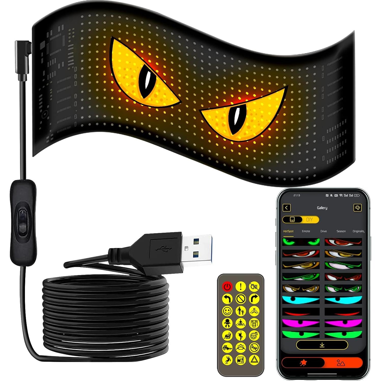 Luz Ojos del Diablo Shuredross LED Programable para Autos