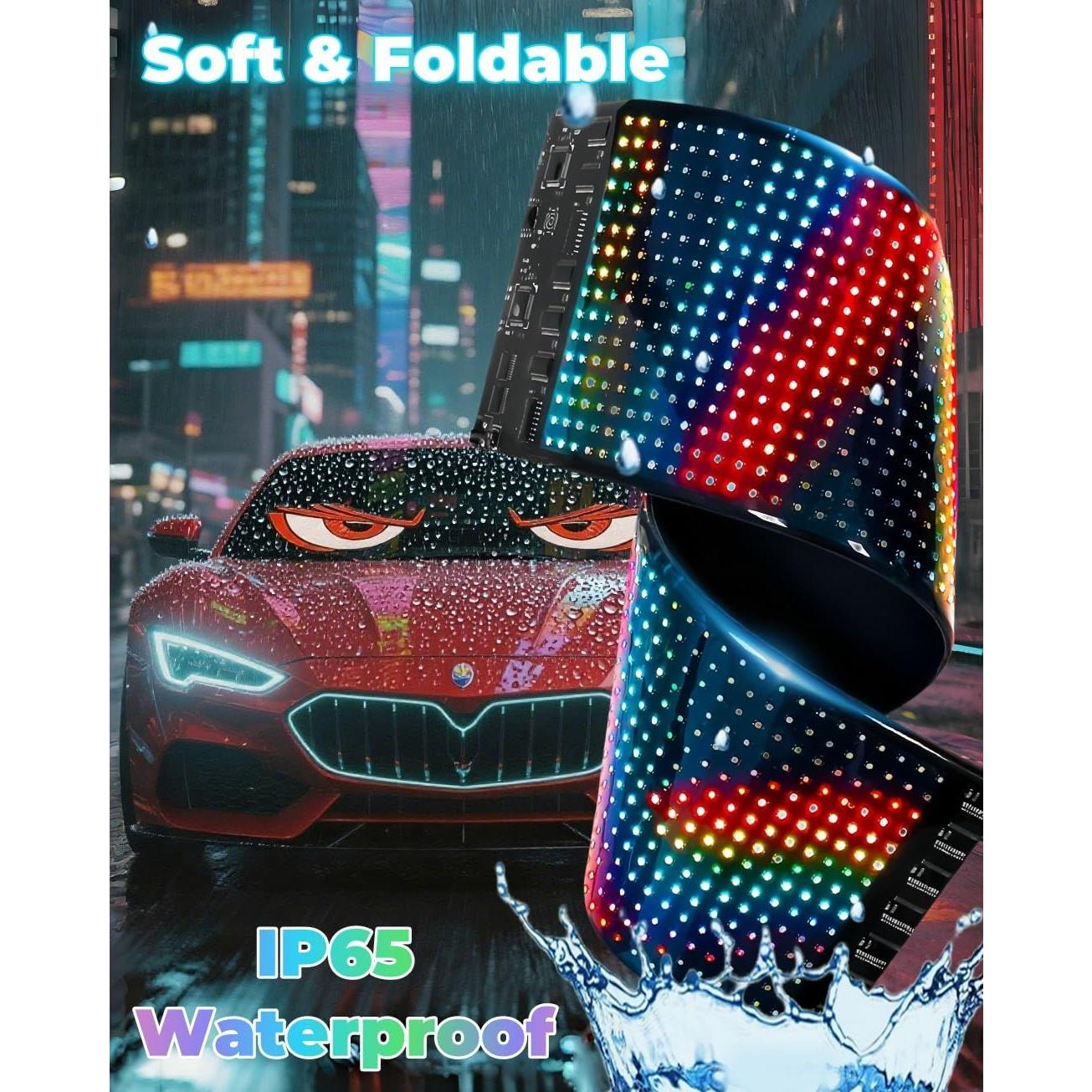 Ojos LED Animados para Autos YOUBISON 3x7" Programables