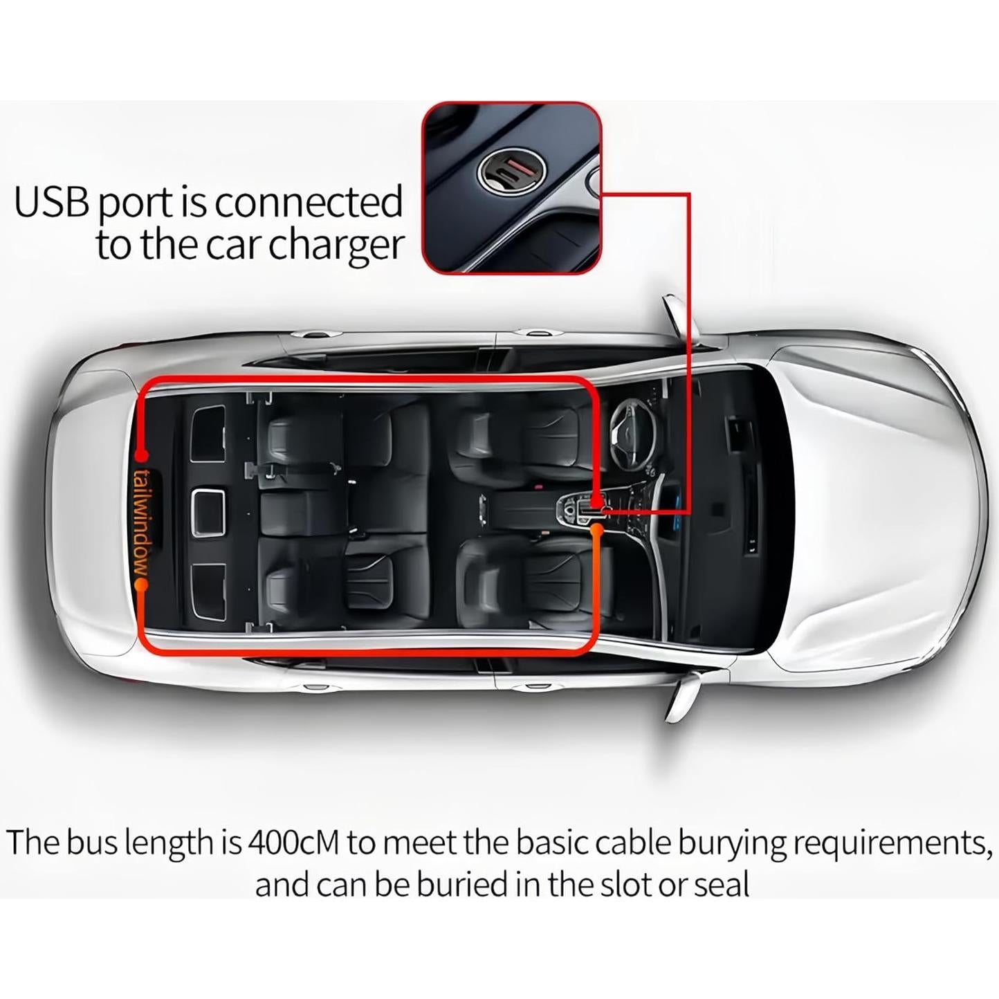 2PCS Ojos Diabólicos LED Tockmoon 12x4.7 cm Luz Vehicular