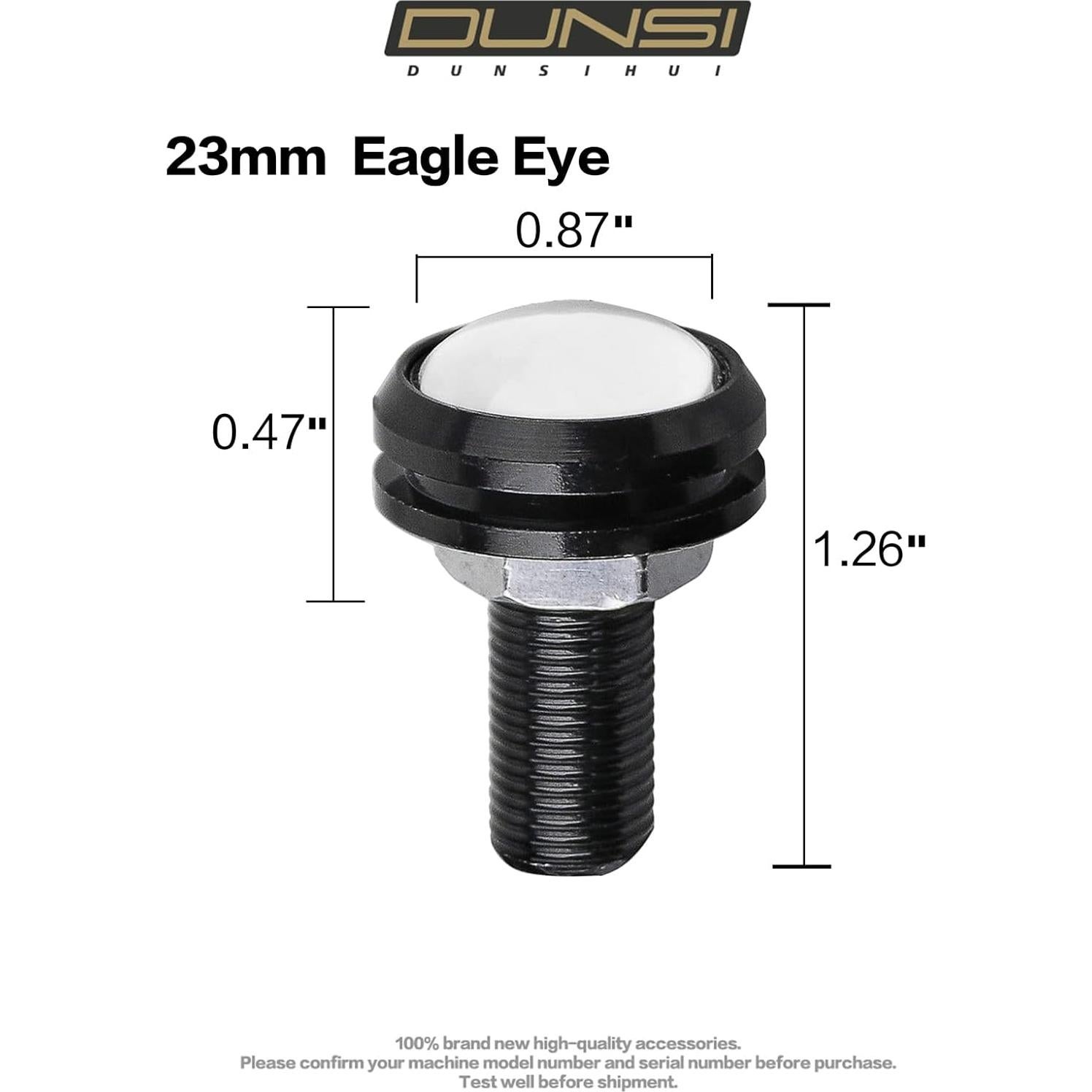 Lámparas LED Ojo de Águila DUNSIHUI 9W 6500K 20 Pcs