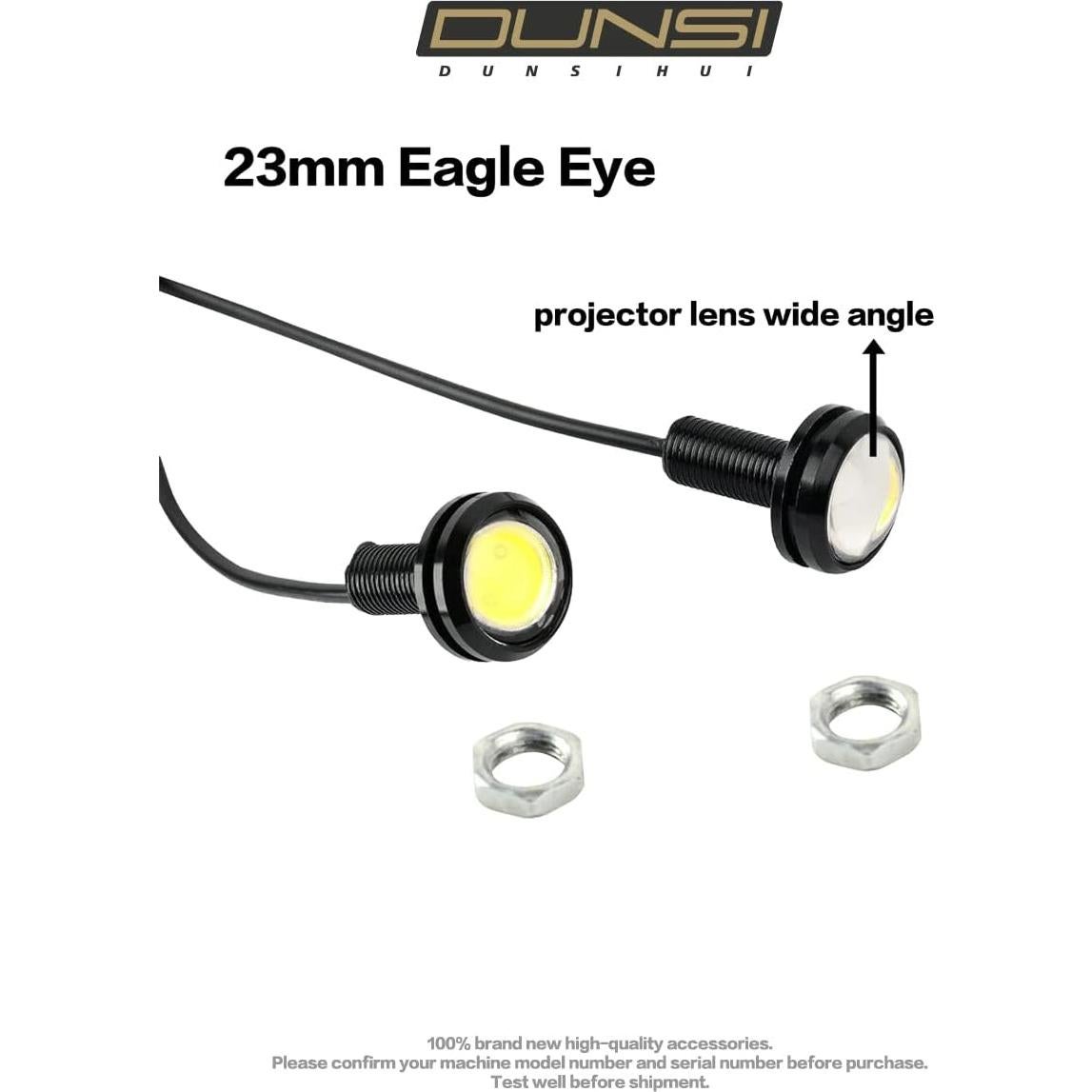 Lámparas LED Ojo de Águila DUNSIHUI 9W 6500K 20 Pcs