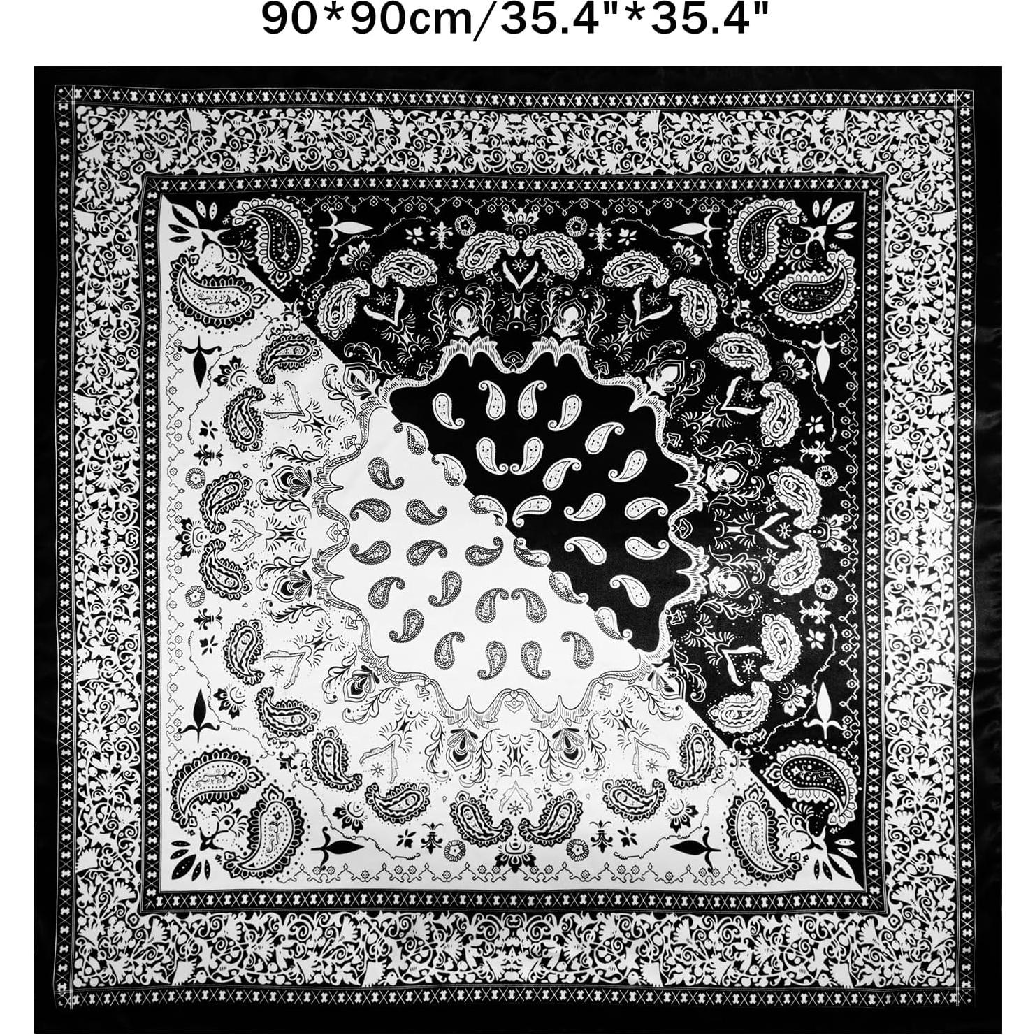 Pañuelo Salvaje Grande GERINLY 89x89cm para Hombres - Seda