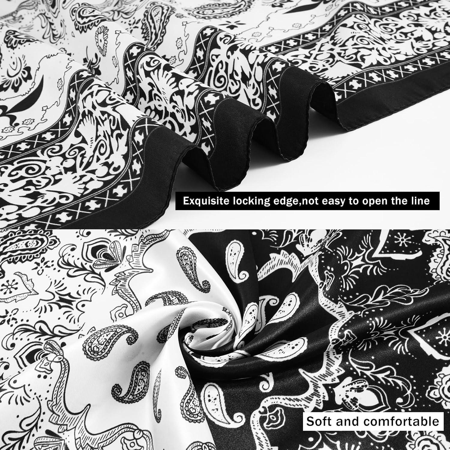 Pañuelo Salvaje Grande GERINLY 89x89cm para Hombres - Seda