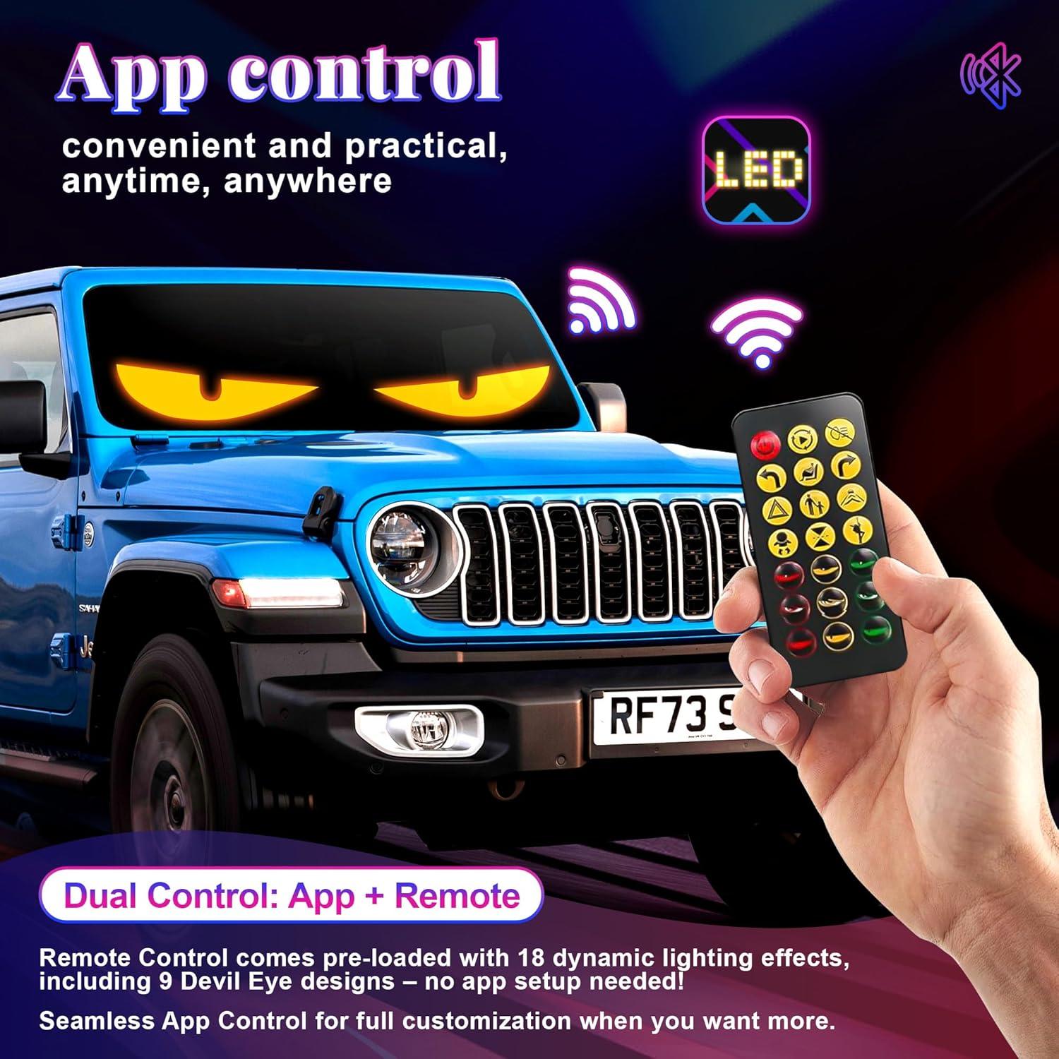 Luces LED Sachie 5800 Lux Ojos de Diablo 60cm 2PCS USB IP68