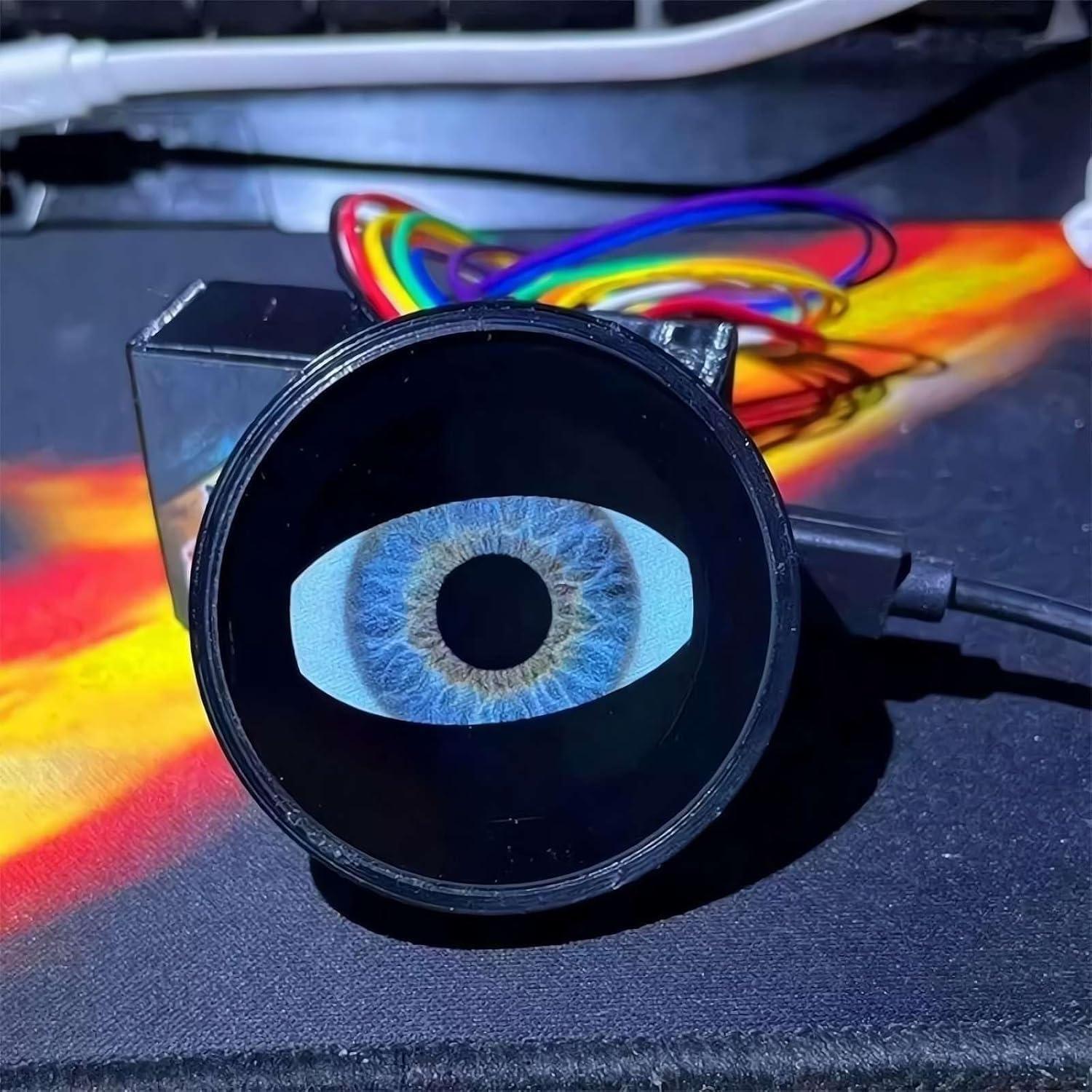 2 Pcs Faro Ojos del Diablo LED JHSHlye 12V 6 Modos Ajustables