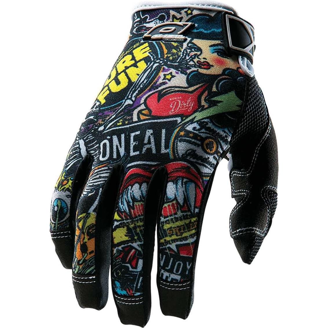 Guantes O'Neal Jump Crank para Motocross Unisex Talla 8