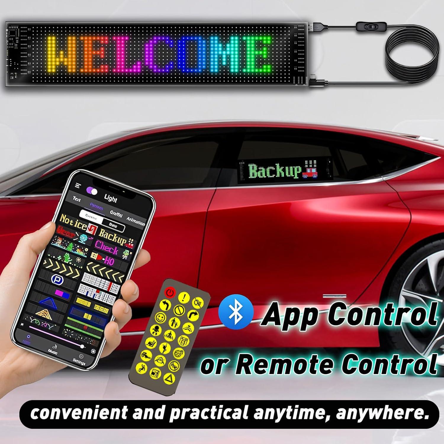 Luz LED Ojos de Diablo Highfound - 17.27x6.99 cm - Control Remoto