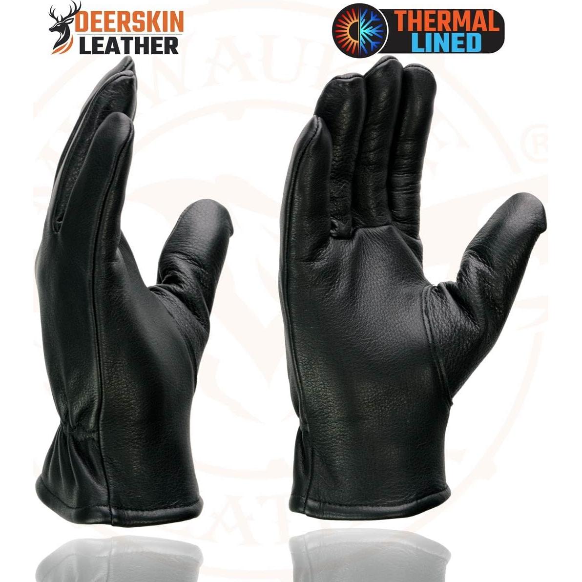 Guantes de motocicleta Milwaukee Leather SH858 2X Negro Térmicos