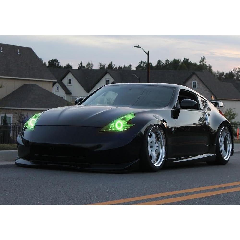 Kit Iluminación Anillo Halo LED RGB iJDMTOY para Nissan 370Z 2009-2020