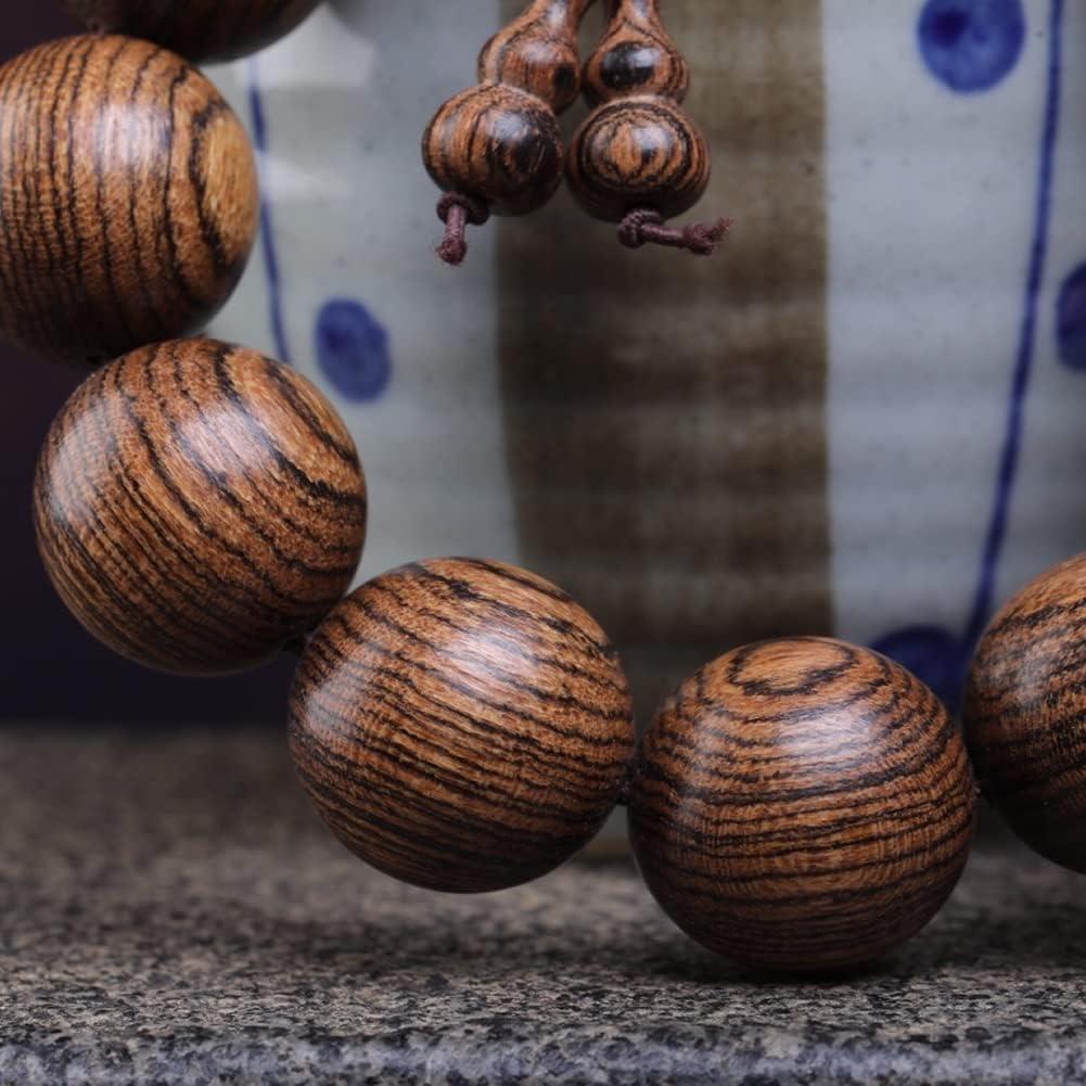 Pulsera Mala Budista Zen Dear 20mm Cuentas Cabeza de Dragón