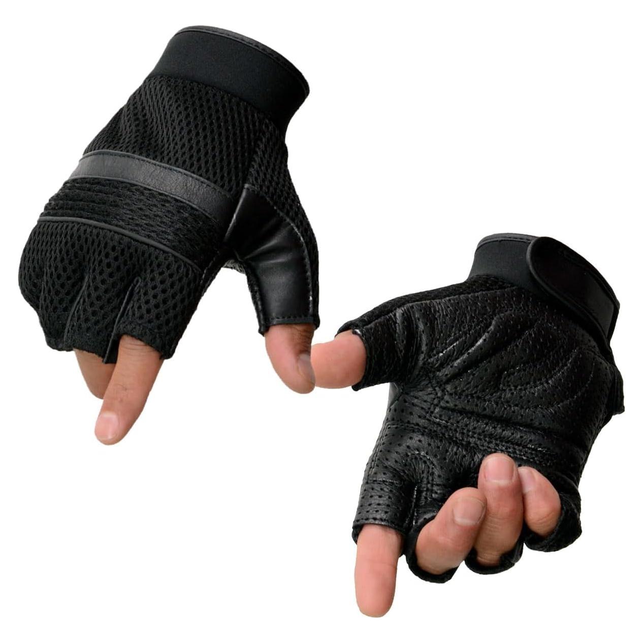 Guantes de Motocicleta Milwaukee Leather MG7504 Sin Dedos