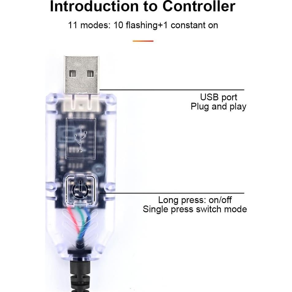Luces LED Ojos de Diablo LIYISHUO para Autos USB 30x12cm