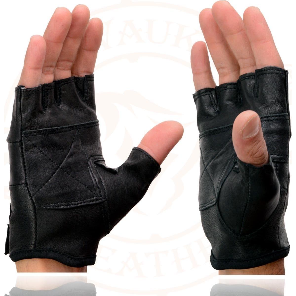 Guantes de Motocicleta Milwaukee Leather SH216 Sin Dedos