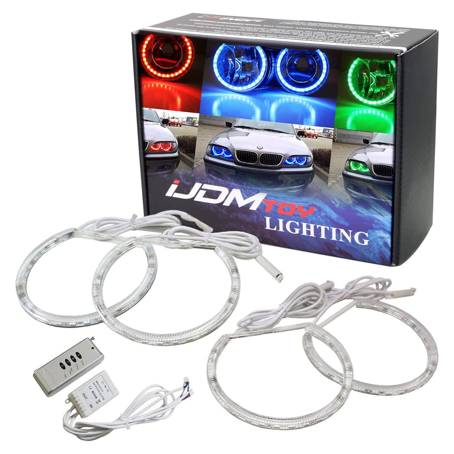 Anillos Halo RGB Multicolor iJDMTOY para BMW E36 E46 E38 E39